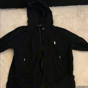 Polo zip up hoodie